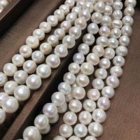 Round Cultured Freshwater Pearl Beads white Approx 14.57 Inch 