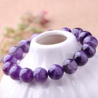 Quartz Bracelets, Amethyst, Unisex purple 