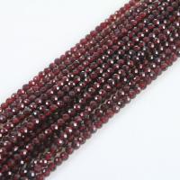 Perles en pierre grenat naturelles, Rond, DIY & facettes, rouge cm, Vendu par brin