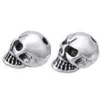 Stainless Steel Beads, Skull, original color Approx 3mm 