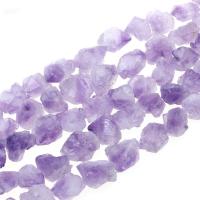 Natürliche Amethyst Perlen, Klumpen, handgemacht, DIY, violett, Länge:ca. 15.75 ZollInch, verkauft von Strang