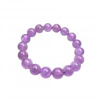 Quartz Bracelets, Amethyst, Unisex, purple .5 Inch 