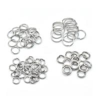 Stainless Steel Open Jump Ring, machine polishing original color 