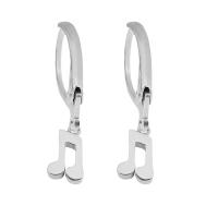 Stainless Steel Leverback Earring, 316 Stainless Steel, for woman, silver color, 8-15mm 