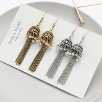 Fashion Fringe Earrings, Zinc Alloy, plated, fashion jewelry & for woman 