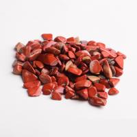 Chips de pierres précieuses , Pierre de jaspe, normes différentes pour le choix & aucun trou, rouge Vendu par lot