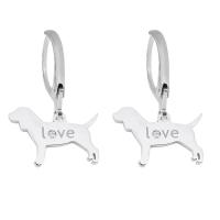 Stainless Steel Leverback Earring, 316 Stainless Steel, for woman & with rhinestone 8-15mm 