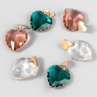 Boucle d'oreille résine zinc alliage, alliage de zinc, avec résine, coeur, bijoux de mode & pour femme, plus de couleurs à choisir Vendu par paire