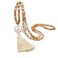 Holz Strickjacke-Kette Necklace, mit Türkis & Polyester & Kristall, verschiedene Stile für Wahl & für Frau, keine, Länge:ca. 37.8 ZollInch, verkauft von PC