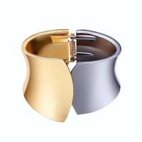 Zinc Alloy Cuff Bangle, plated, for woman, two different colored 