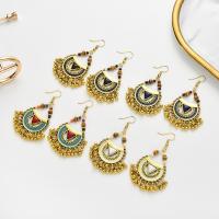 Enamel Zinc Alloy Drop Earring, fashion jewelry & for woman 