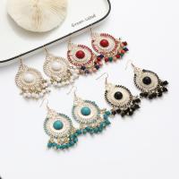 Glass Seed Beads Earring, Zinc Alloy, with Seedbead & Nylon Cord, fashion jewelry & for woman 