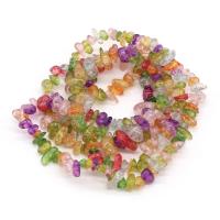 Katzenauge Perlen, Bruchstück, DIY, gemischte Farben, 5-8mm, Länge:40 cm, verkauft von Strang