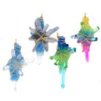Кристалл латунь подвески, Латунь, с Кристаллы, Много цветов для выбора продается PC