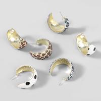 Boucle d'oreille résine zinc alliage, alliage de zinc, avec résine, bijoux de mode & pour femme, plus de couleurs à choisir Vendu par paire