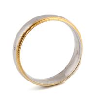 Stainless Steel Finger Ring, gold color plated, fashion jewelry, silver color, 20mm 