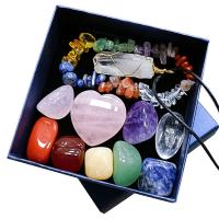 Природный камень Декоративные украшения, полированный, разноцветный продается Box