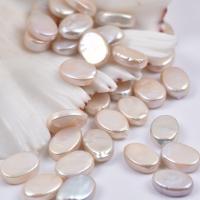Barock kultivierten Süßwassersee Perlen, Natürliche kultivierte Süßwasserperlen, DIY & kein Loch, weiß, 13-15mmuff0c10-11mm, verkauft von PC