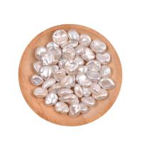 Barock kultivierten Süßwassersee Perlen, Natürliche kultivierte Süßwasserperlen, DIY & kein Loch, weiß, 7-11mm, verkauft von PC