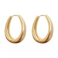 Zinc Alloy Huggie Hoop Earring, gold color plated, fashion jewelry & for woman 