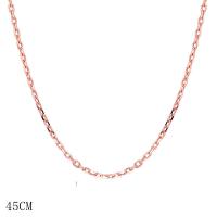 Messing Zirkonia Halskette, Herz, Micro pave Zirkonia & für Frau, keine, Länge:45 cm, verkauft von PC