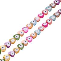 Fashion Evil Eye Beads, Shell, Heart, DIY, multi-colored cm 