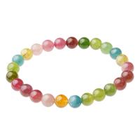 Tourmaline Bracelet, for woman, mixed colors .5 Inch 