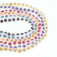 Fashion Evil Eye Beads, Shell, Round, DIY & enamel cm 