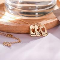 Ожерелье ручной латунные, Латунь, с 2 наполнитель цепи, ювелирные изделия моды & Женский, Золотой, длина:46 см, продается PC