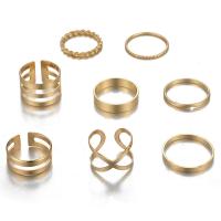 Zinc Alloy Ring Set, Donut, plated 