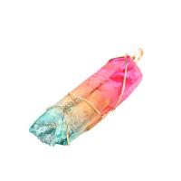 Quartz Necklace, with Zinc Alloy, irregular, gold color plated, Unisex 35-60mm Approx 19.69 Inch 