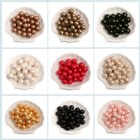 Perles de coquillage moitié percés, Shell Pearl, DIY & semi-foré, plus de couleurs à choisir, Vendu par PC
