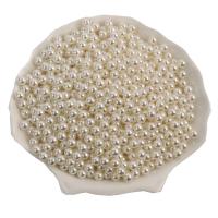 ABS Plastic Pearl Beads, DIY & no hole, white, 1-8mm 