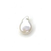Baroque Cultured Freshwater Pearl Beads, DIY, white, 9-10mm 