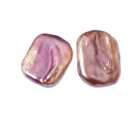 Baroque Cultured Freshwater Pearl Beads, DIY & no hole, purple, 17-20mm 