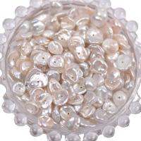 Perles nacres baroques de culture d'eau douce , perle d'eau douce cultivée, DIY, blanc, 5-6mm, Vendu par PC