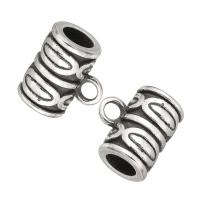Stainless Steel Bail Bead, original color Approx 2,4mm 