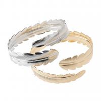 Bracelet manchette de zinc en alliage, alliage de zinc, Placage, bijoux de mode & pour femme, plus de couleurs à choisir Vendu par PC
