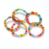 Ring Set, Seedbead, with Plastic Pearl, 5 pieces & for woman 