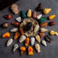Ochse Geschnitzte Knochen-Perlen, Knochen, Modeschmuck & DIY & buddhistischer Schmuck & unisex & verschiedene Stile für Wahl, keine, 20x40mm, 5PCs/Menge, verkauft von Menge