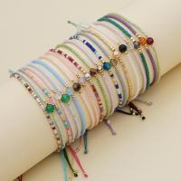 Glass Seed Beads Bracelets, Seedbead, with Lampwork, fashion jewelry & for woman cm 