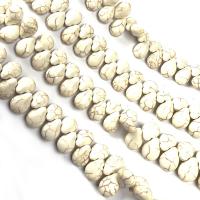 Howlite Beads, Teardrop, DIY white Approx 15 Inch 