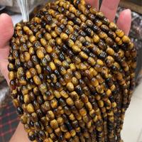 Tiger Eye Beads, Oval brown, Grade A .5 Inch 