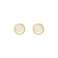 Cats Eye Earring, Zinc Alloy, with Cats Eye, high quality plated, fashion jewelry & for woman, golden 