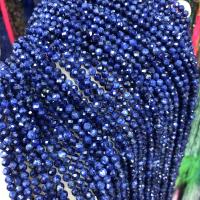 Sodalith Perlen, Naturstein, rund, DIY & facettierte, blau, 4mm, Länge:ca. 15 ZollInch, verkauft von Strang