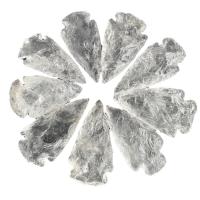 Pendentifs quartz naturel, quartz clair, flèche, unisexe & aucun trou, transparent Vendu par PC