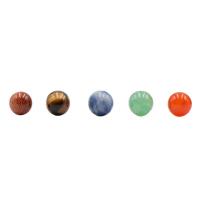 Gemischte Edelstein Perlen, Naturstein, rund, verschiedenen Materialien für die Wahl & unisex & kein Loch, keine, 8mm, verkauft von PC