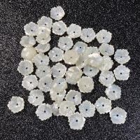 Natural White Shell Beads, Flower, DIY, white, 10mm 