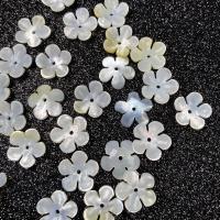 Natural White Shell Beads, Flower, DIY, white, 13mm 