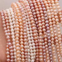 Round Cultured Freshwater Pearl Beads, DIY 5-5.5mm 